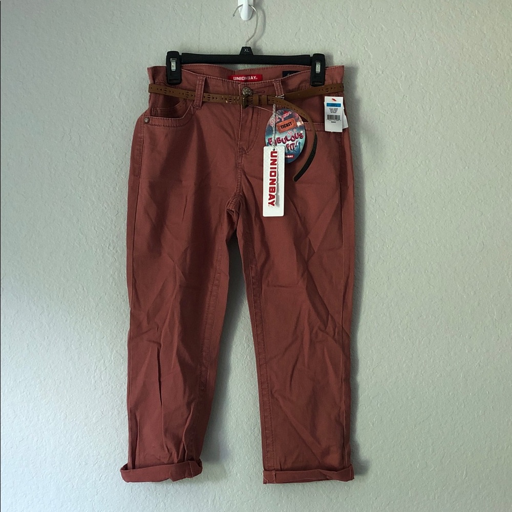 UNIONBAY Women's Rust Chinos